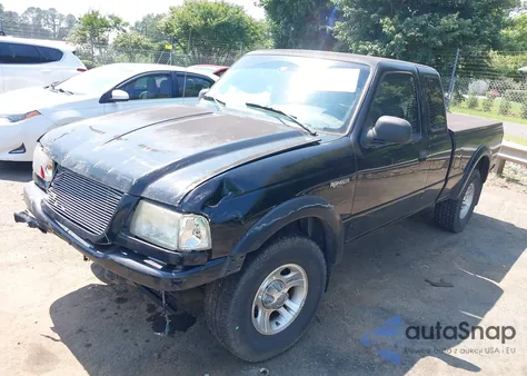2002 Ford Ranger Edge из США, поврежденный, VIN 1FTYR14E92PB70629